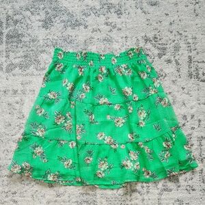 NWT Loft Bloom Ruffle Tiered Skirt
